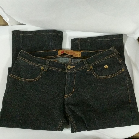 Apple Bottoms Black Boot Cut Jeans - size 9/10 - 28.5" Inseam - Picture 3 of 7